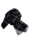 Foulard en Soie, Écharpes de Couverture pour Femmes Vérifier Laine Douce Tartan Châle Plaid Hiver Écharpes Chaudes Wraps Mode