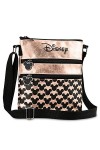 Disney Sacs Bandoulière Femme, Sacoche Femme, Sac Minnie Mickey Mouse Idée Cadeau Rose Gold 
