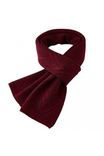 Foulard en Soie, Couverture pour Femmes et Hommes Écharpe dhiver Longue et Chaude Écharpes en Cachemire Classique Couleur Un