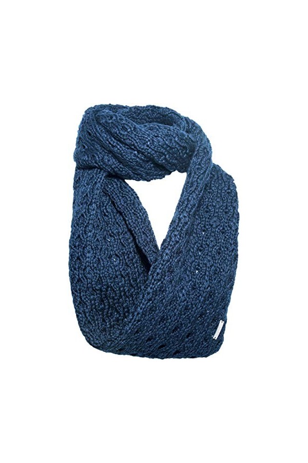 Eisglut Elisabella Loop Merino Écharpe Femme, Denim, 70x26