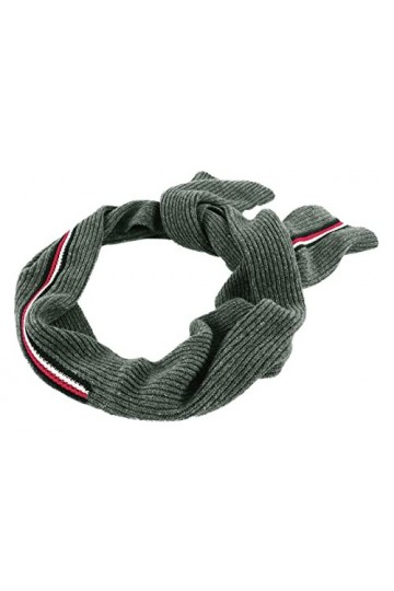 Tommy Hilfiger Hilfiger Flag Knit Scarf Dark Grey