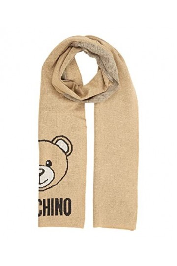 MOSCHINO femme Teddy bear écharpe brown