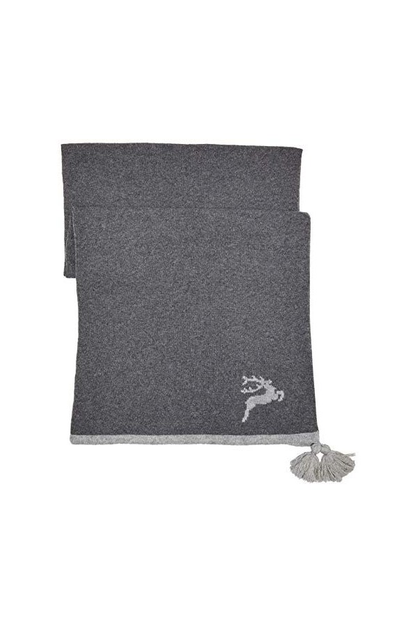 Berwin & WOLFF 18632_2939 Écharpe à tricoter pour femme Gris 160 x 180 cm