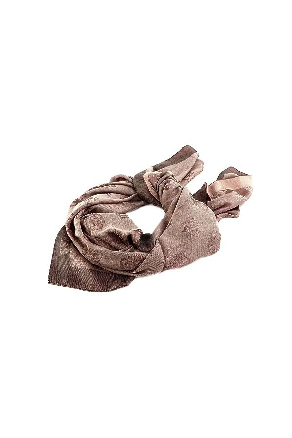 GUESS Fynna Kefiah Scarf 125X125 Light Rose Logo