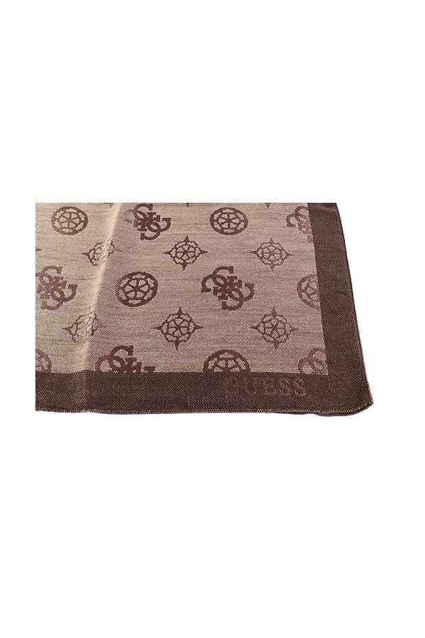 GUESS Fynna Kefiah Scarf 125X125 Light Rose Logo