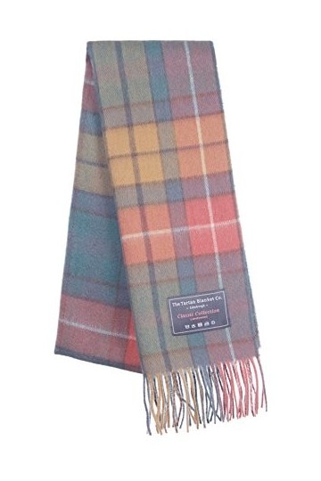 The Tartan Blanket Co. Écharpe oversize en laine dagneau - Buchanan Antique Tartan