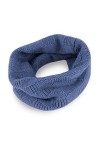 Love Cashmere Snood en 100% Cachemire à Carreaux pour Femme - Blu Jean - Fait main à Écosse