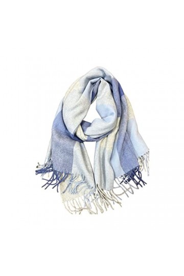 Écharpe de Noël Écharpe à Carreaux Hiver Chaud Cachemire Femmes Longues Écharpes Dame Gland Châle Grands Écharpes Écharpes Da