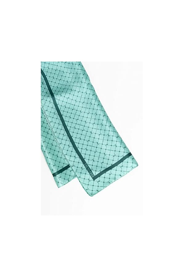 Trussardi Scarf Monogram Print Echarpe Femme, G050 Lattementa Multicolore , Taille Unique