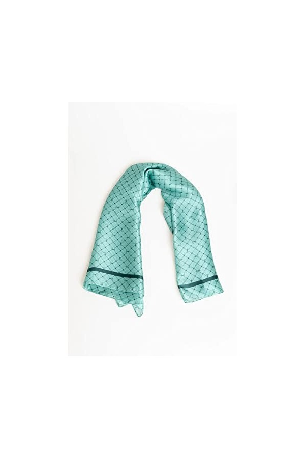 Trussardi Scarf Monogram Print Echarpe Femme, G050 Lattementa Multicolore , Taille Unique
