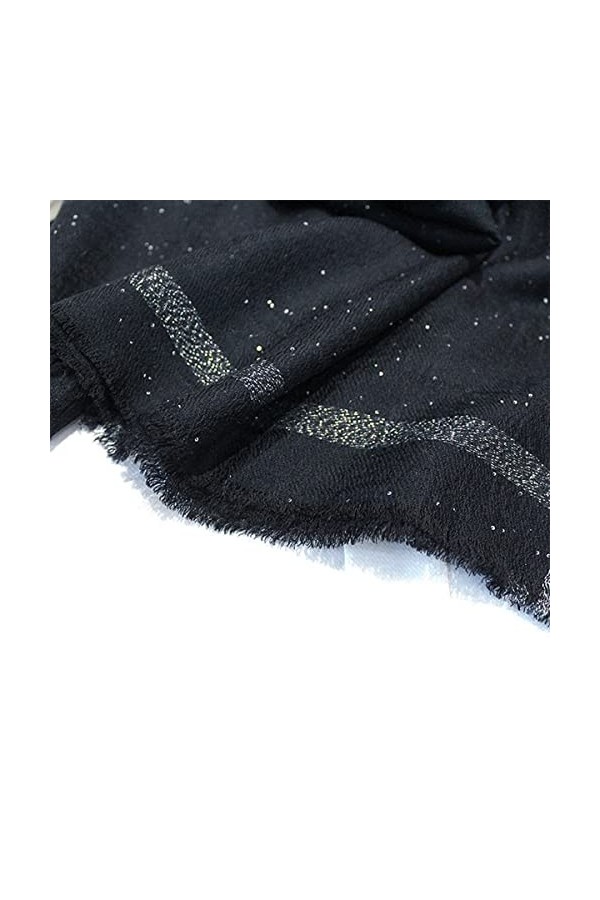 Foulard en Soie, Écharpes de Couverture pour Femmes Écharpe Longue Imprimée Chaud Automne et Hiver Écharpe Paillette Doux et 
