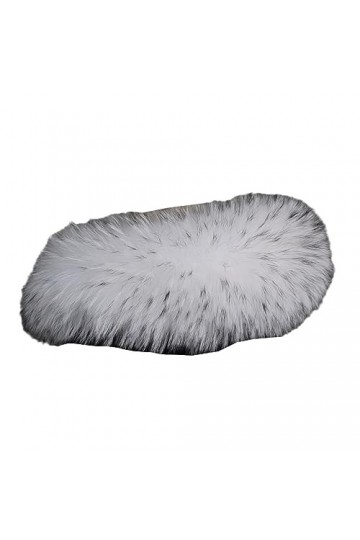 Col De Fourrure Pour Manteau Dhiver, Décoration De Capuche, Col De Fourrure Pour Femmes Et Hommes, Châle De Luxe Chaud, Écha