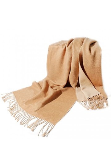 Foulard en Soie, Écharpes de Couverture pour Femmes Écharpe Chaude dHiver en Laine Châle Wrap pour Femmes et Hommes Écharpes