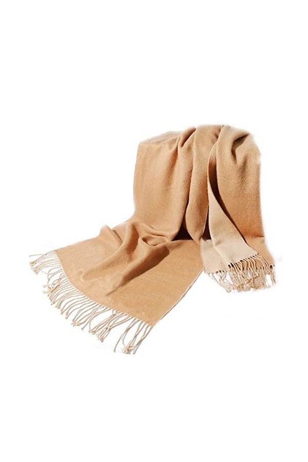 Foulard en Soie, Écharpes de Couverture pour Femmes Écharpe Chaude dHiver en Laine Châle Wrap pour Femmes et Hommes Écharpes