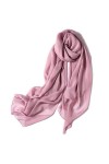 WLLLO Foulards en soie femmes all-match mince écharpe en gaze mulberry soie cou protection bavoir écharpe-200 * 135 cm
