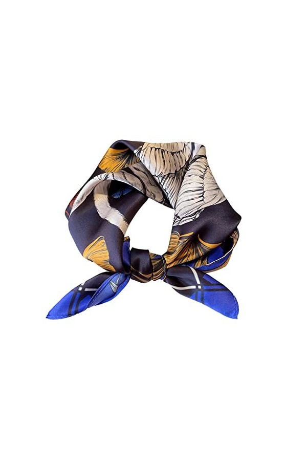 CHEWO Écharpes Multi-usages Écharpe légère Femmes Hommes Petite écharpe dimpression numérique carrée pour Femmes Couleur : 