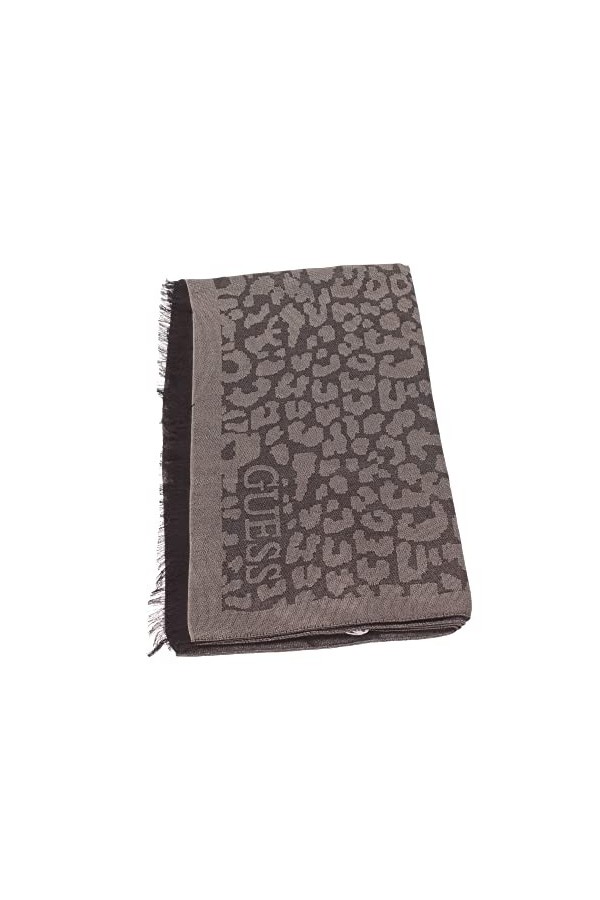 GUESS Écharpe femme Leopard Aw9426mod03, Leopard, Taille unique