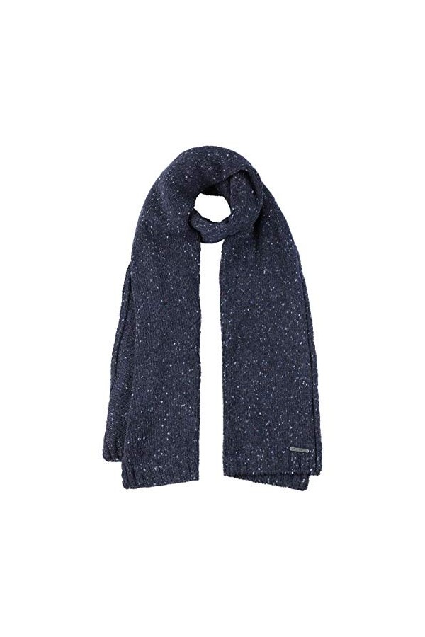 STETSON Echarpe en Tricot Hagen Femme/Homme - Made in Italy echarpe pour lhiver laine foulard femme automne-hiver - taille u