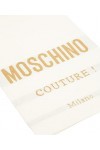 MOSCHINO femme écharpe en laine white - gold