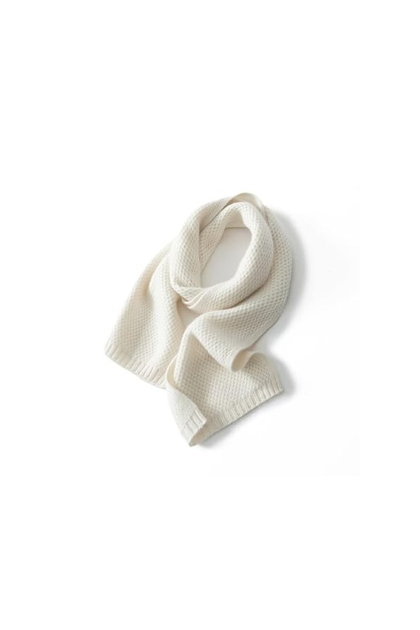 KIPPOT Écharpe doux pur cachemire femmes automne hiver court chaud cou Protection tricoté épaissi petites écharpes enfants ch