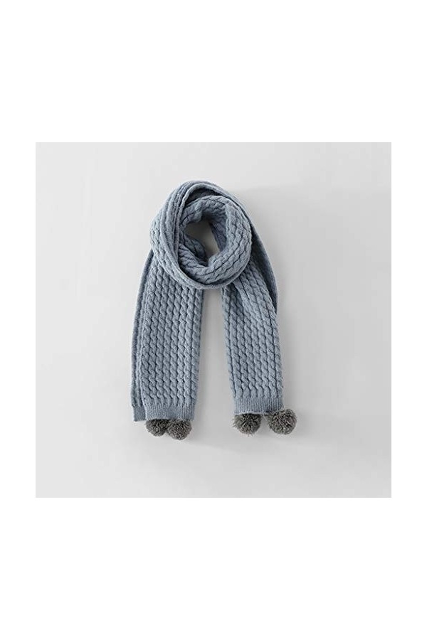 Bavoir dhiver pour Enfants Mignon Plus Écharpe Chaude en Velours Femme Saine, Mignonne et Douce Couleur : E A b 