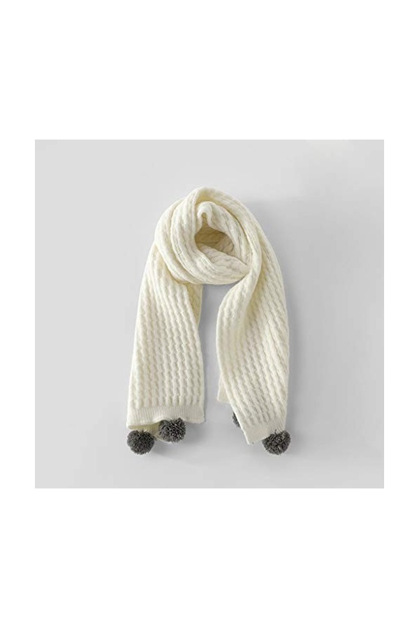 Bavoir dhiver pour Enfants Mignon Plus Écharpe Chaude en Velours Femme Saine, Mignonne et Douce Couleur : E D b 