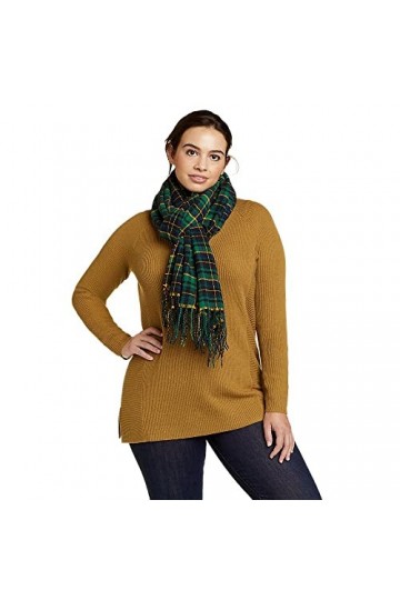 Eddie Bauer Écharpe Firelight pour femme, Vert minéral, taille unique
