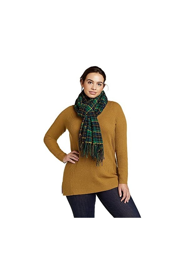 Eddie Bauer Écharpe Firelight pour femme, Vert minéral, taille unique