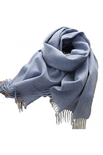 REDCVBN Écharpe 100% Laine écharpe châle Robe dhiver écharpe Cachemire Chaud Femme Automne épais Mode Gland écharpe Femmes T