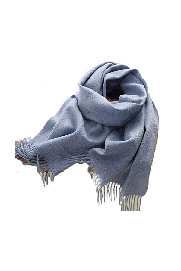 REDCVBN Écharpe 100% Laine écharpe châle Robe dhiver écharpe Cachemire Chaud Femme Automne épais Mode Gland écharpe Femmes T