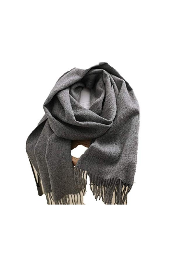 REDCVBN Écharpe 100% Laine écharpe châle Robe dhiver écharpe Cachemire Chaud Femme Automne épais Mode Gland écharpe Femmes T