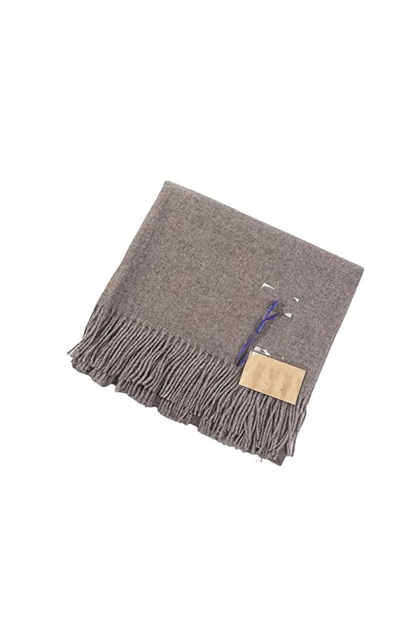 Echarpe Femme Cachemire Foulards en Laine De Couleur Unie De Couleur Massif avec Foulard De Couverture Chaude Épais dhiver-1