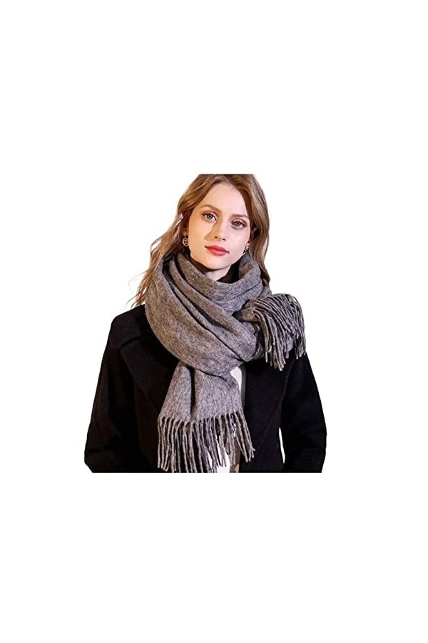 VONGAZ Foulard Châle Écharpes Écharpe Femme Pashmina Châles Wraps Écharpe Écharpe De Couleur Unie Écharpe dhiver Écharpe Co