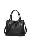 Sac à Main bandouliere en Cuir PU pour Femme Messenger Hobo Sac Fourre Tout Grande capacité pour Le Travail Shopping Party Vo