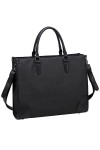 Kasgo Cabas Femme, Grande Capacité Sac a Main Femme Imperméable Sacoche Ordinateur 15,6 Pouces PU Cuir Sac à Bandoulière Sac 