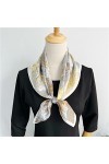 YWSZJ Écharpe en Soie de mûrier Femmes Squicpe de Soie de Printemps et dautomne Écharpe décorative Color : A, Size : One Si