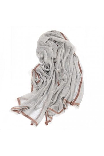 Foulard en Soie, Couverture Doux Châle Plaid Hiver Chaud Écharpes pour Femmes Écharpes à Carreaux Laine Tartan Mode Longue Éc