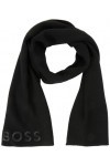 BOSS Lara_Scarf ÉCHARPE, Black1, ONESIZEZE Femme