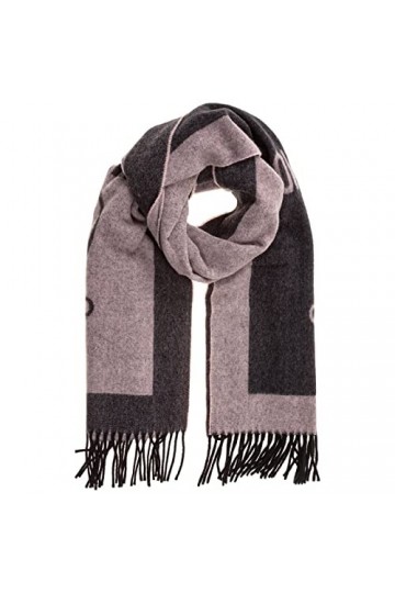 MOSCHINO femme Double question mark écharpe rosa