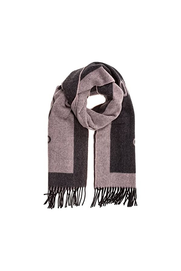 MOSCHINO femme Double question mark écharpe rosa