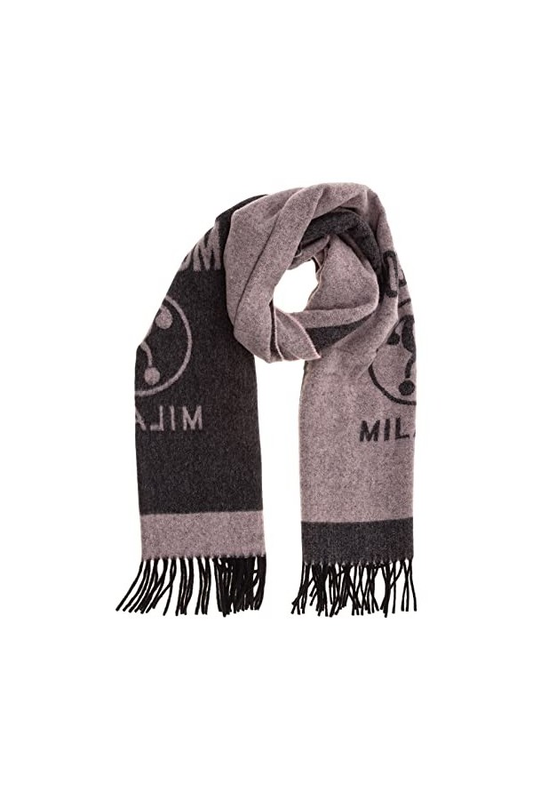 MOSCHINO femme Double question mark écharpe rosa