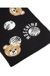 MOSCHINO femme Teddy bear écharpe en laine black