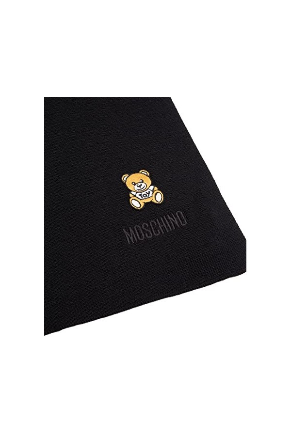 MOSCHINO femme Teddy bear �charpe black
