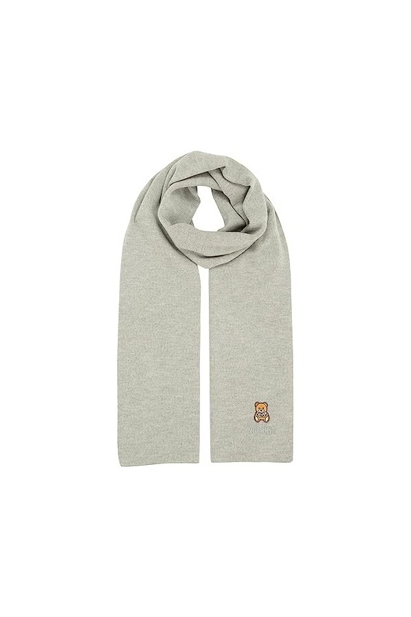 MOSCHINO femme Teddy bear �charpe grey