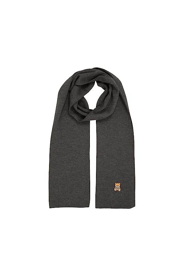MOSCHINO femme Teddy bear �charpe grey