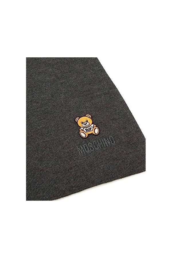 MOSCHINO femme Teddy bear �charpe grey