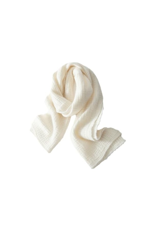 TZUFA Écharpe tricotée en cachemire doux et chaud pour femmes, printemps, automne et hiver