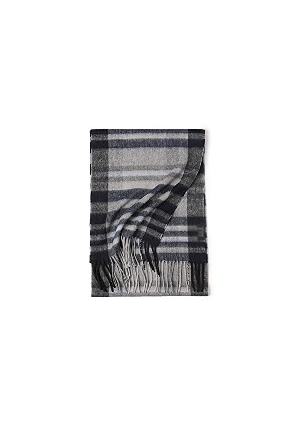 Châle dHiver Écharpe en treillis dhiver pour femmes Foulard classique écharpe à carreaux Tassel chaud Tartan Echarpes envel