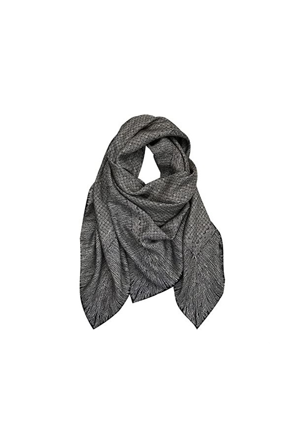 SISWIM Écharpe Chale Femme Écharpe généreuse en sergé de Soie Solide tissé Classique écharpe en Soie de mûrier châle écharpe 