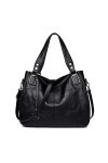 Kris&nbsp;Anna Hobo Sac à main porté épaule Broderie pour Femme Noir